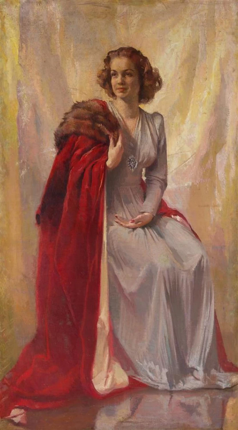 Edmund Tarbell - Ritratto della signorina Sally Perry